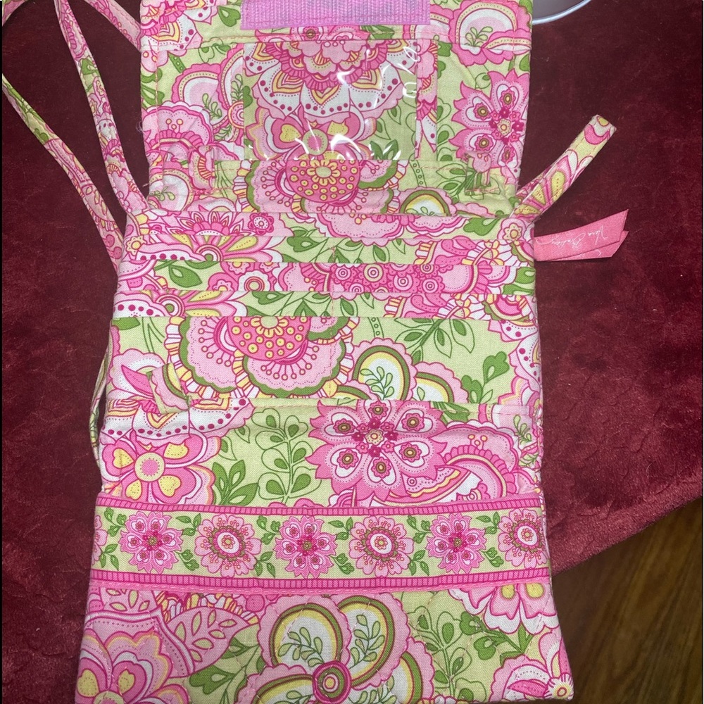 Vera Bradley cross body purse pink pastel.  Cute summer bag!!!